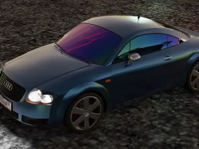 Audi TT 3D model from CGTrader