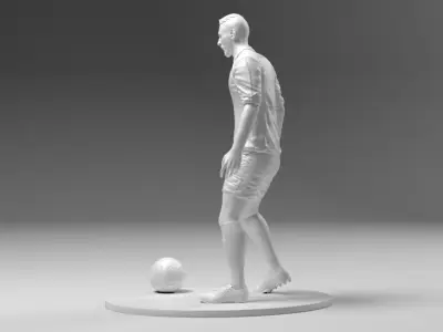 Footballer 03 Prepare To Footstrike 01 Stl 3D print model