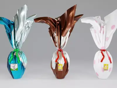 Chocolate Easter Egg - Ovo de Pascoa 3D model