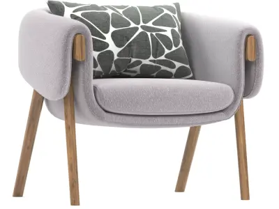 bulo monica 3d model Low-poly 3D model