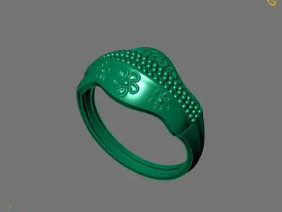 Women Plain Ring Ready STL 3DM Models Womens Rings 3D models 3D print model