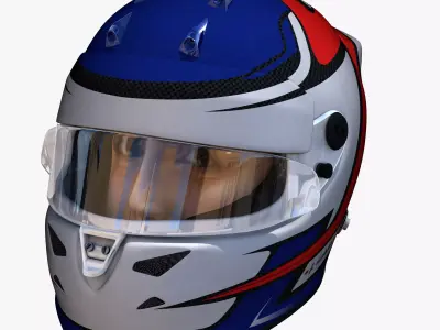 Calderon helmet 2018 Low-poly 3D model