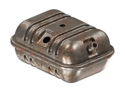 Rusty Truck Fuel Tank 3D model