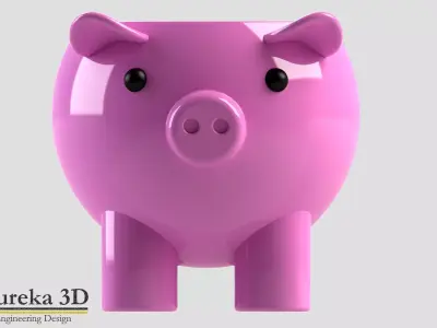  Pork Flowerpot 3D print model