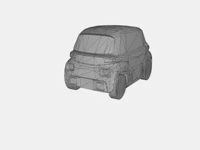 Citroen Ami colection 3D Model Pack