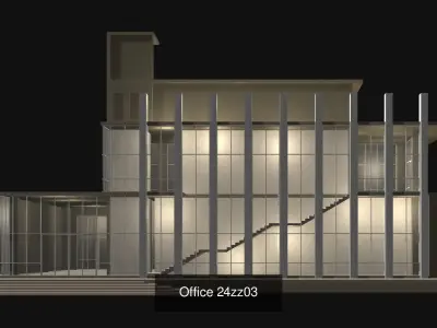 Workplace and office 3D Model Collection