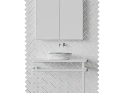 Bathroom set 1 3D model