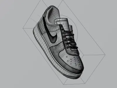 Nike Airforce 1s 3D model
