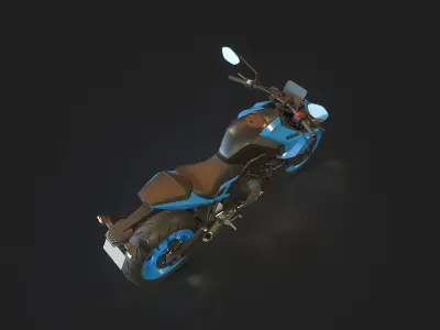 Base model  Suzuki GSX 8S 2023 3D model