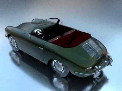 PORSCHE 356 3D model 2
