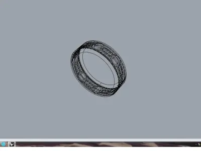 Love Paved Wedding Ring 16 5mm 3D print model