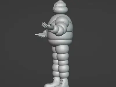 FIGURE MICHELIN CHARACTER SCALE 164 3D print model