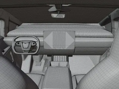 Tesla Cyber Truck 2024 3D model