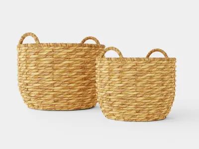 Basket Low-poly 3D model