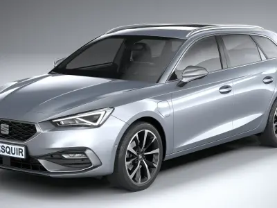 Seat Leon Sportstourer FR 2020 3D model