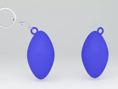 American Football 3D print model