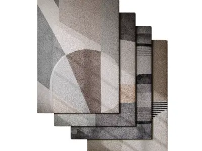 Rug Set 03 3D model