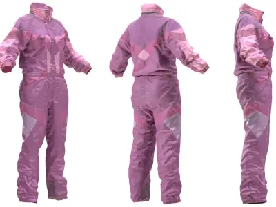 Overalls 192 - All MH Bodies - UE5 Skeletons - Rigged Low-poly 3D model