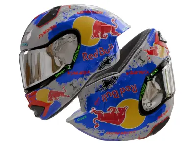Red Bull Racing Helmet 3D model
