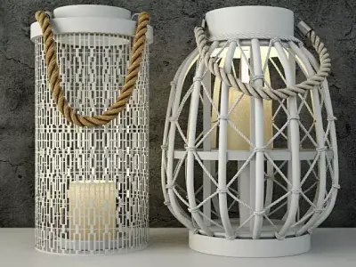 Lanterns by ZARA HOME 3D model 7