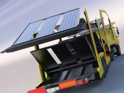 DAF CF Car Transporter 3D model