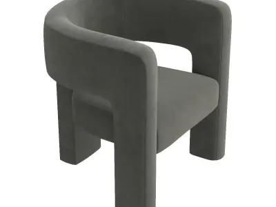 Crate and barrel Sculpt chair 3D model