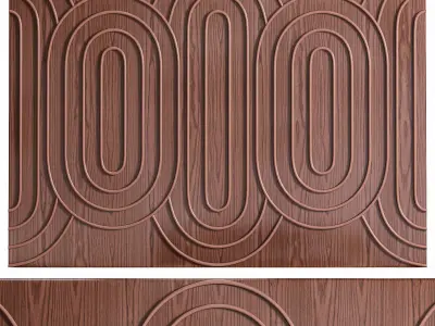 wall panels 034 3D model