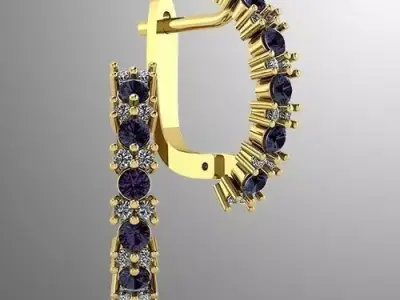 Earrings 28 3D print model