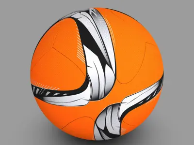 Soccer Ball Adidas Conext15 3d Model Low-poly 3D model