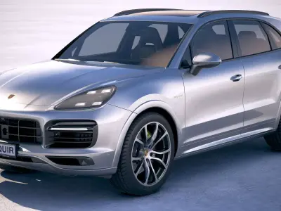 Porsche Cayenne Hybrid 2018 3D model