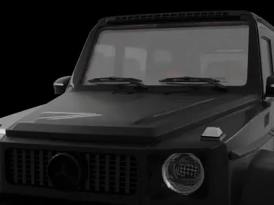 Mercedes-Benz G class with Interior 3D model