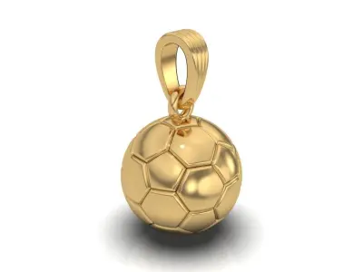 PENDANT SOCCER BALL 3D print model