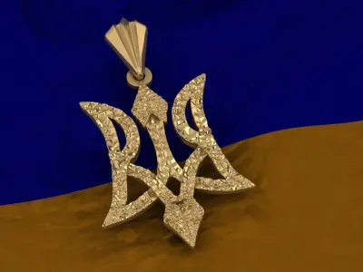 Ukrainian Trident  3D print model