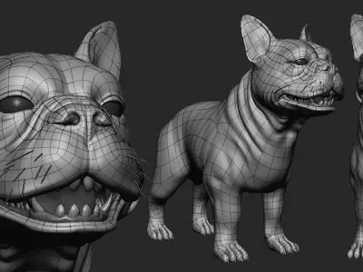 French Bulldog 3D model