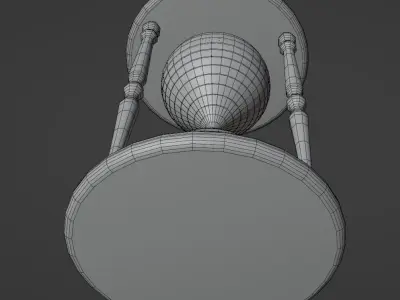 HourGlass01 wooden hourglass with sand inside Free low-poly 3D model