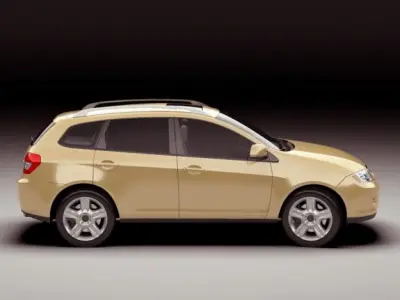 Generic Modern SUV 3D model