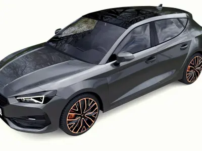 Cupra Leon 2021 3D model