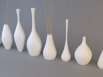 Ceramic vases Free 3D model