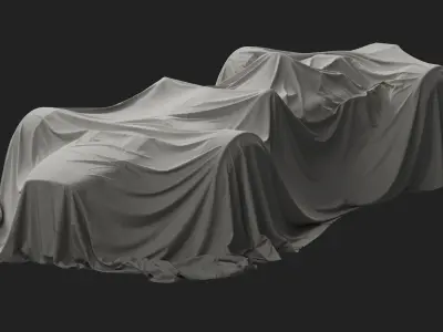 Sportcar Cover 02 3D model