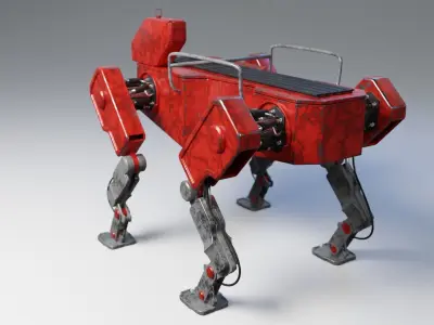 Robot Dog Free 3D model purchase