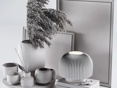decorative set 04 3D model 8