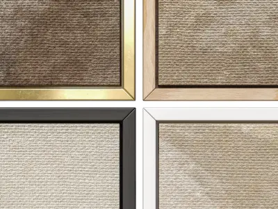 6 Abstract Frames  Set 002 3D model