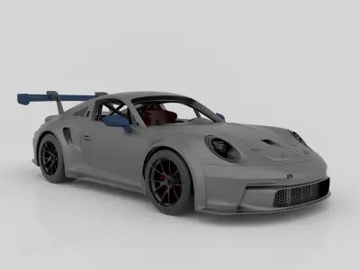Porsche 911 GT3 Cup Motorsport Ready to Print STL Files 3D print model