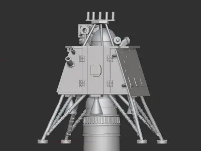 chandrayaan  3D print model