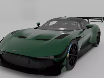 Aston Martin VULCAN 3D model by Flostudio