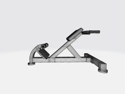 Exercise machine 3D print model