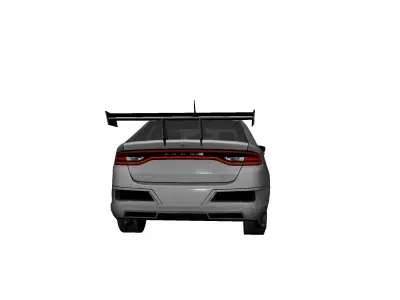 DODGE DART GT 2013 Custom Low-poly 3D model