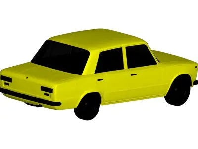 Fiat 124-1965 3D model