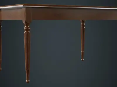 Table 2A Low-poly 3D model