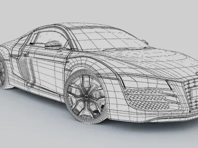 Audi R8 3D model